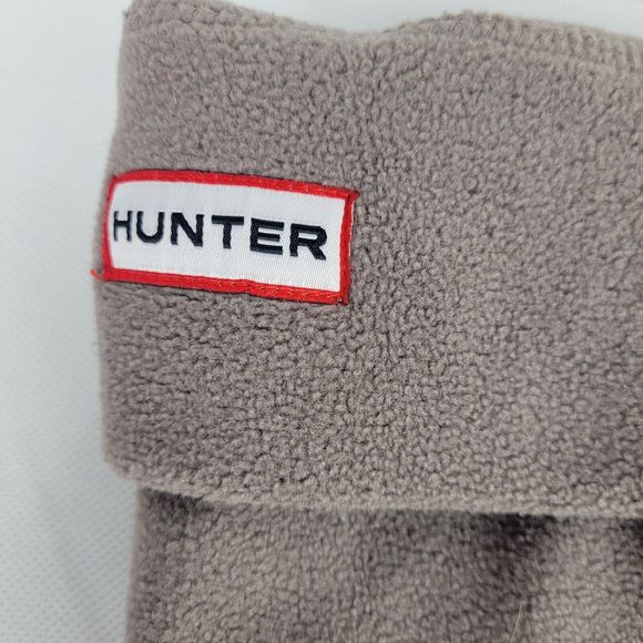 Hunter Boot Fleece Liners Womens Medium Sz 5-7 Taupe Inserts - Picture 3 of 4